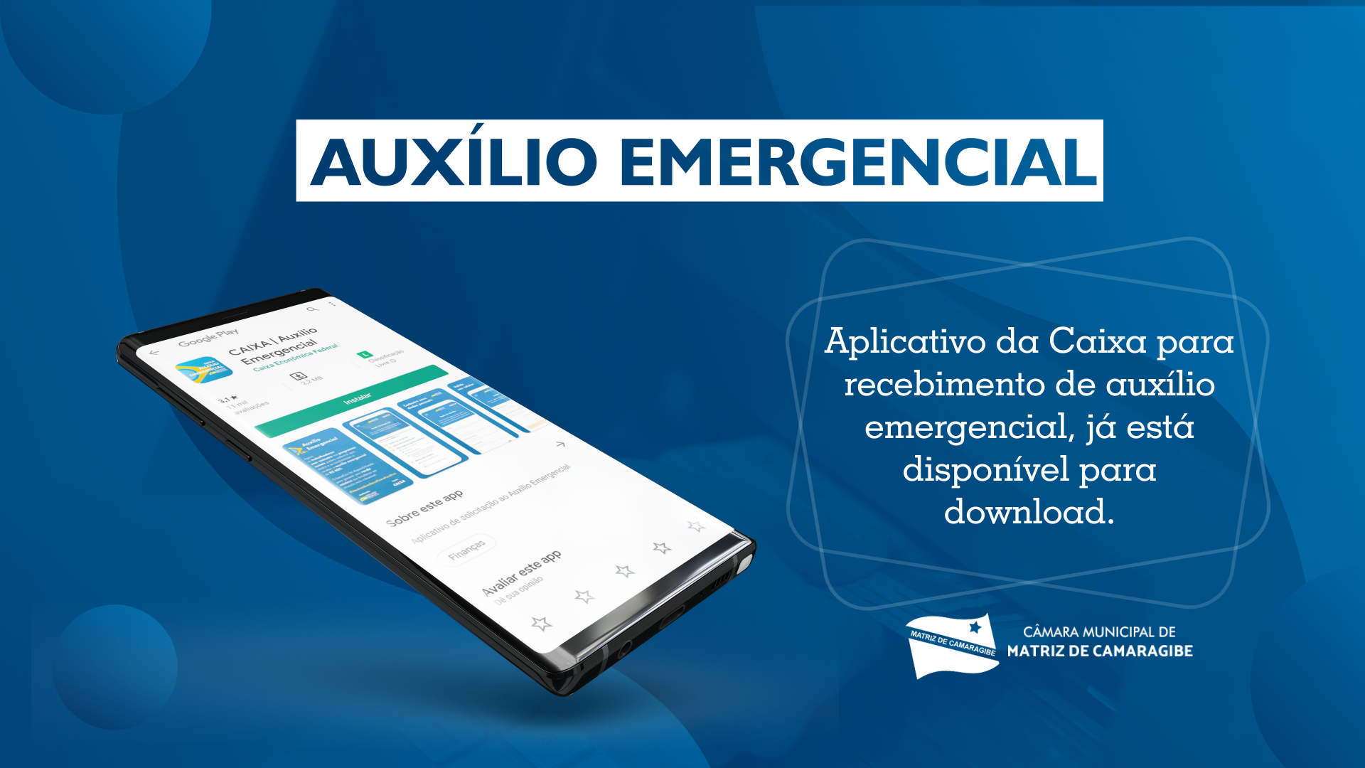 Governo federal lança aplicativo para retirada do auxílio emergencial